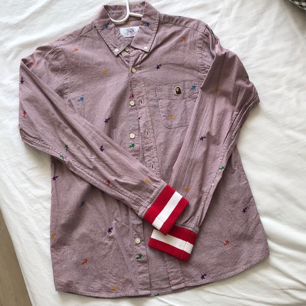 Bape Button Down Shirt